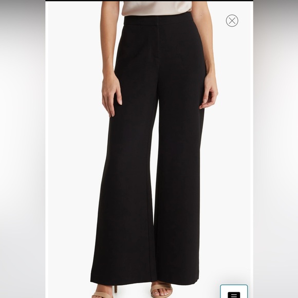 NWOT Nanette Lepore wide leg crepe pants size 8 - Picture 1 of 6